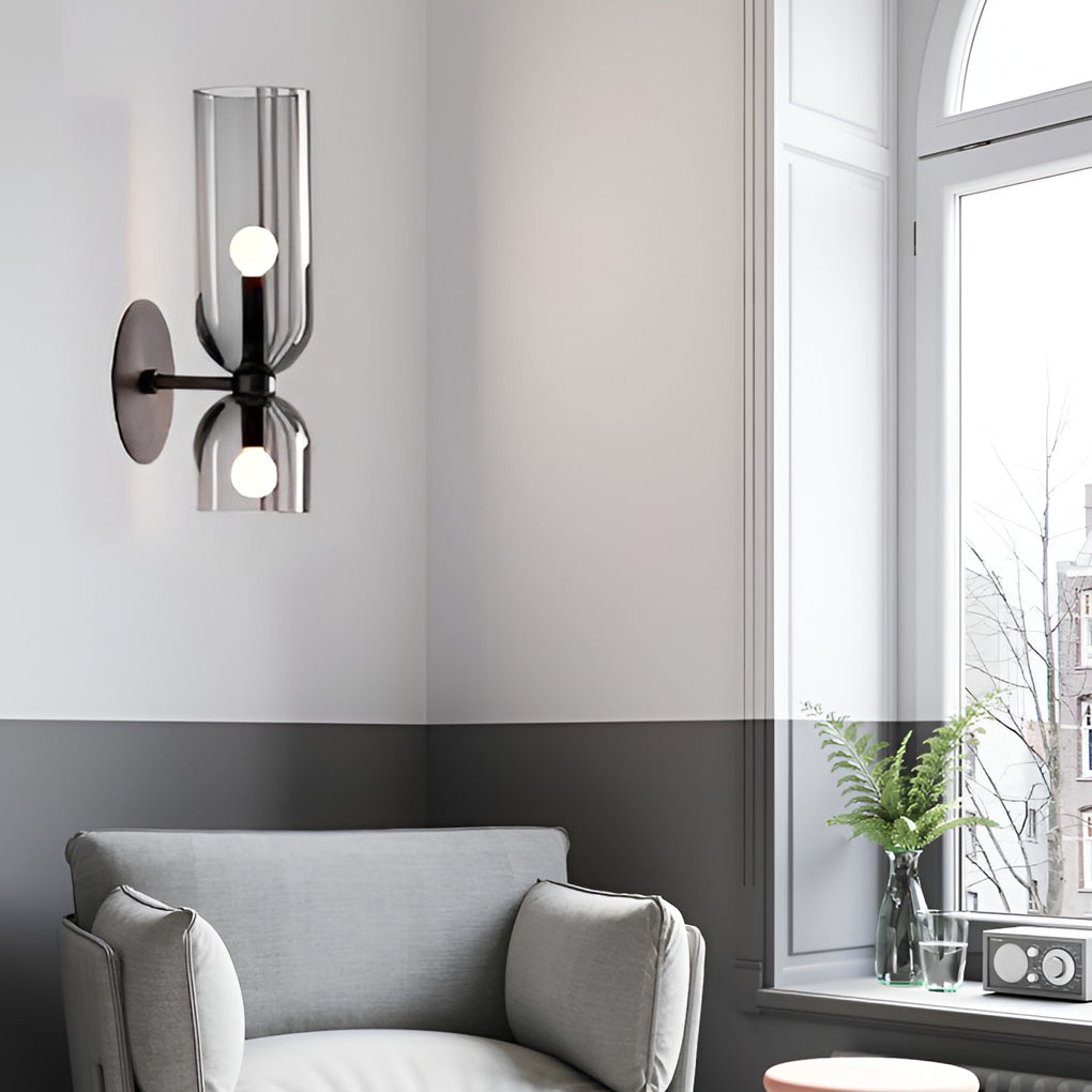 Creative Glass Up and Down Lights Nordic Wall Lamp Wall Light Fixture