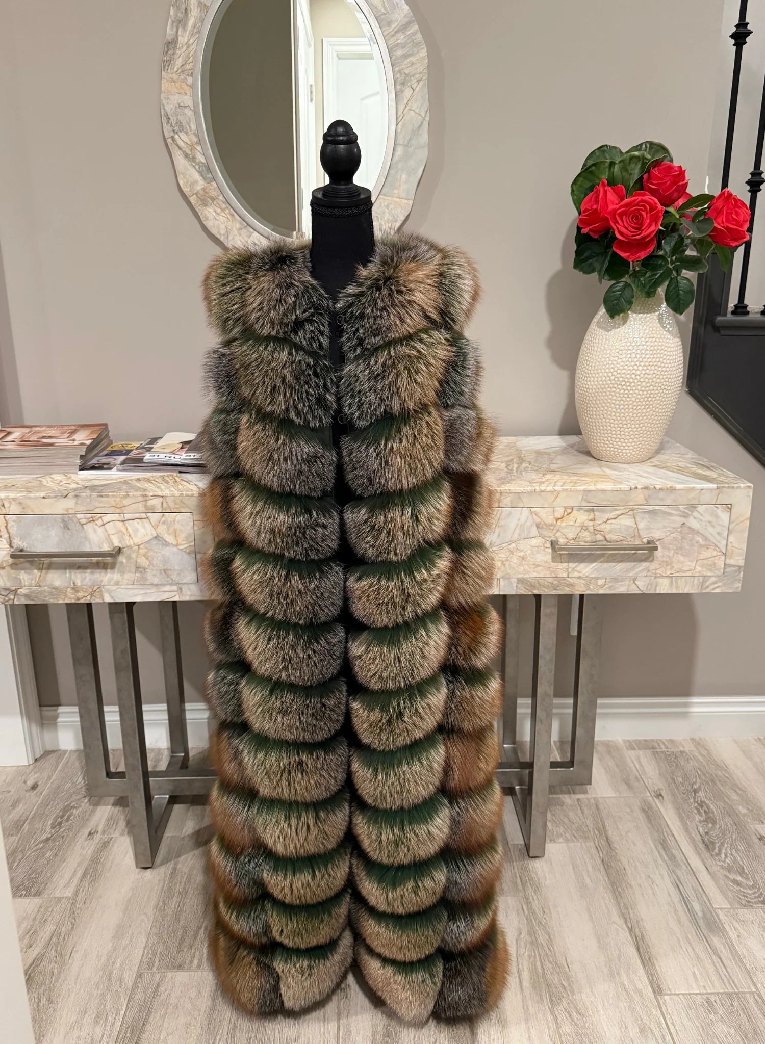 Full Length Fur Vest
