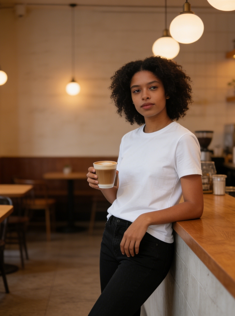 BASIC WHITE TEE - Everyday Must-Have
