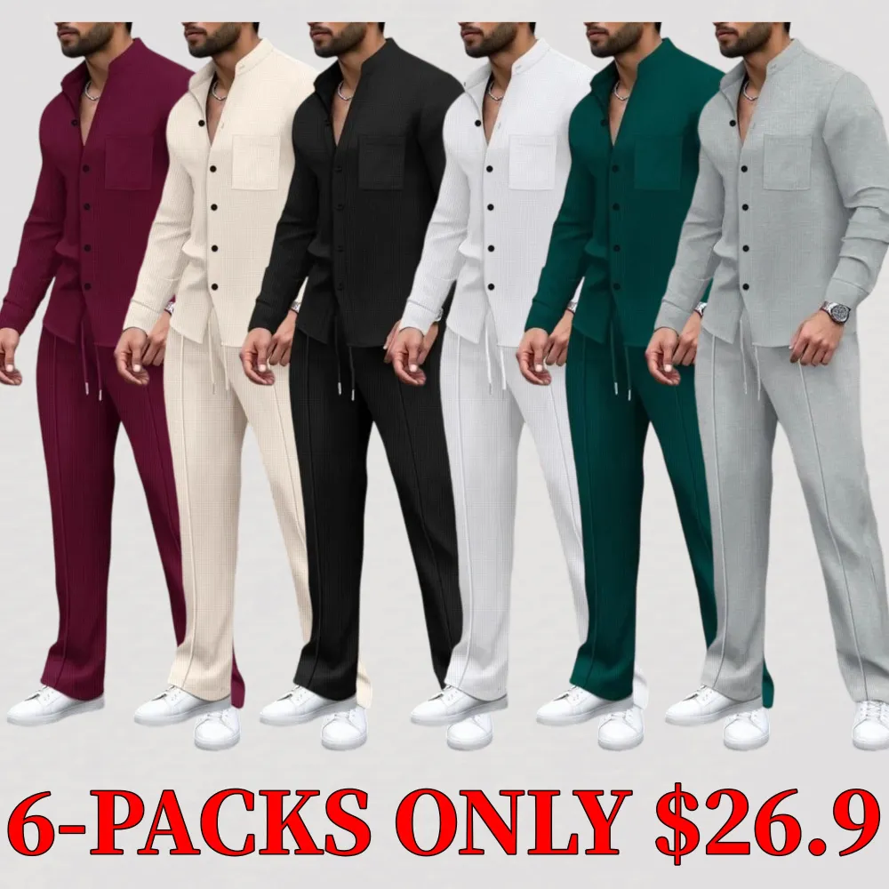 Men's new spring and autumn suit set