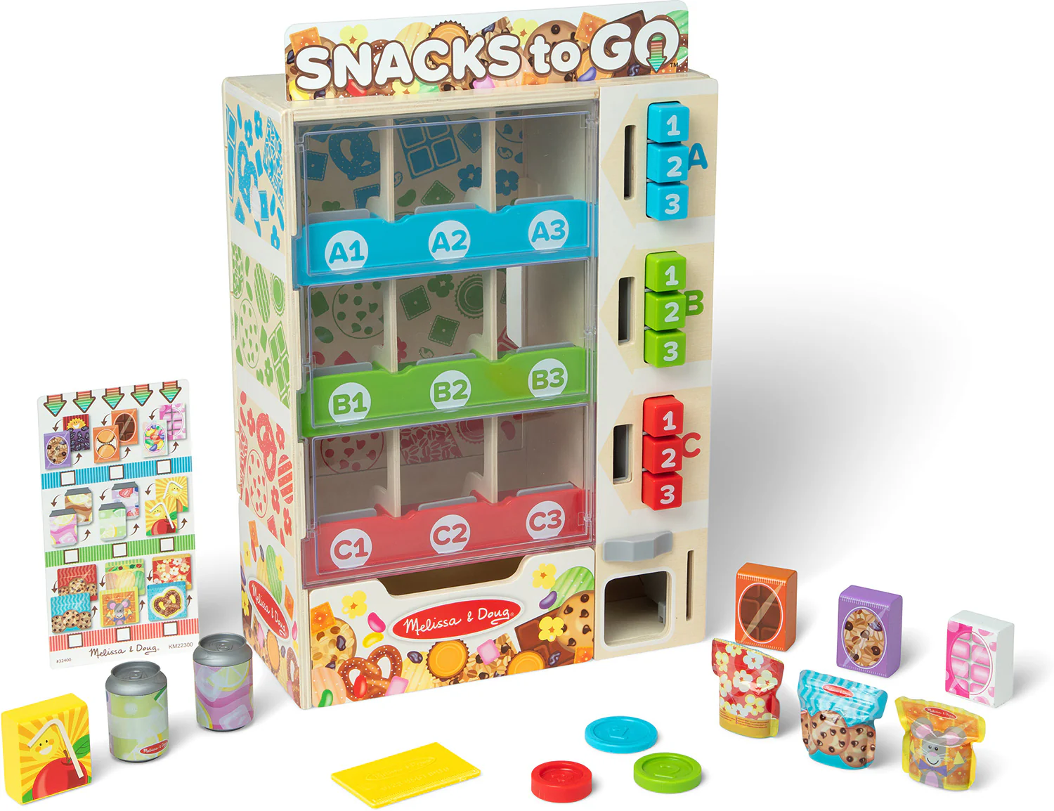 Sort-Stock-Select Vending Machine Playset