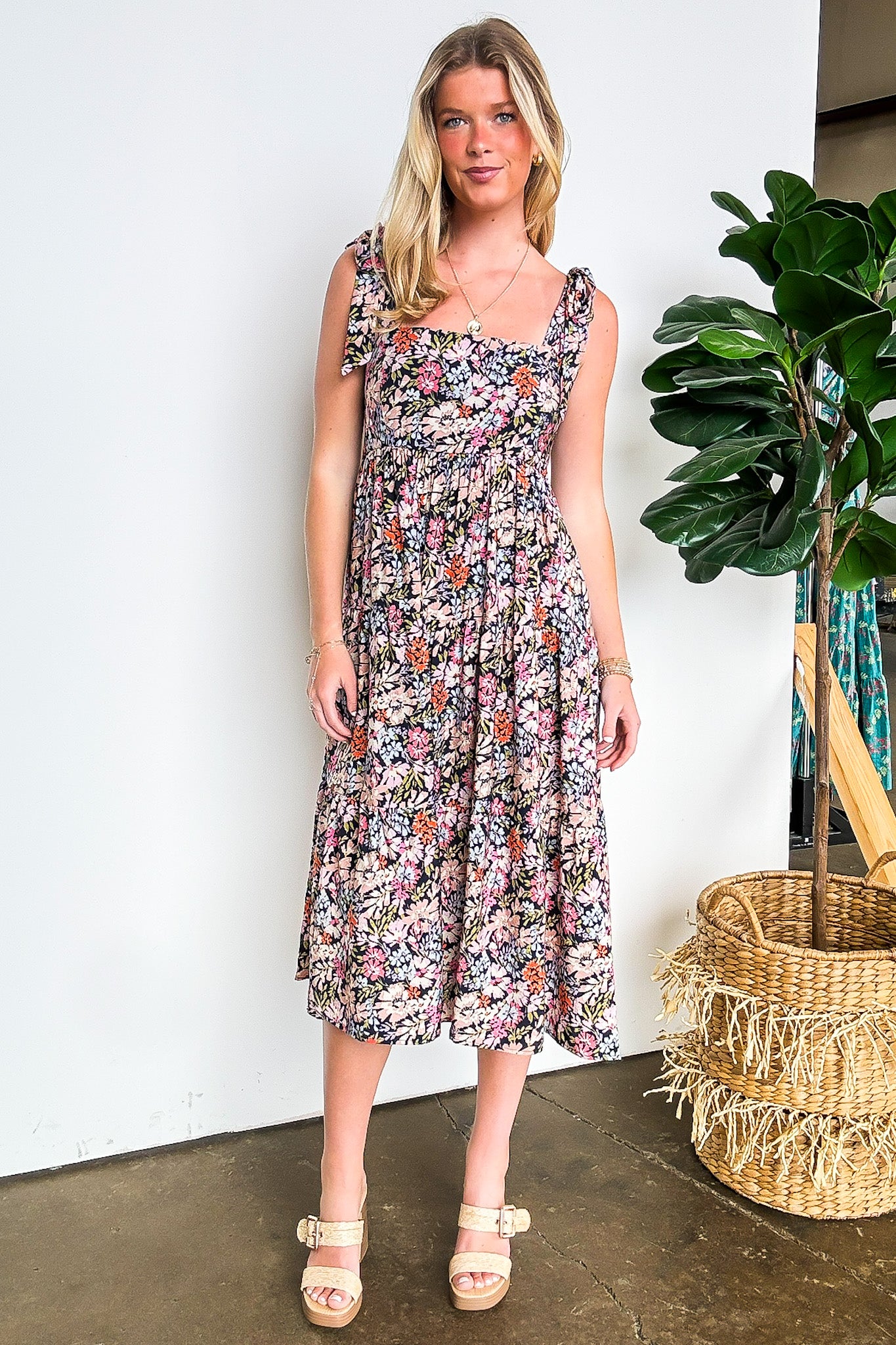 Elevated Tendencies Floral Print Dress