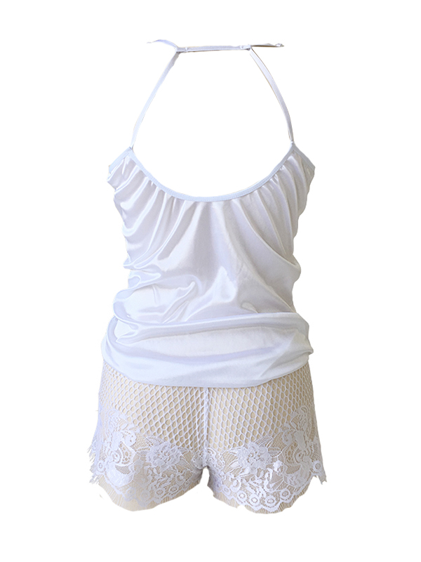 Lace Split-Joint One-Piece Bodysuit