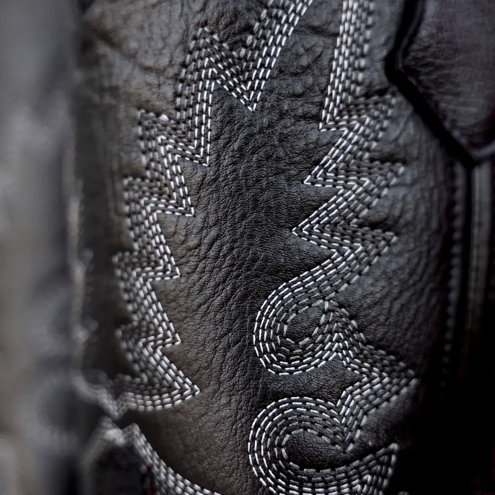 Black Cherry Python Leather Boots - Composite Toe