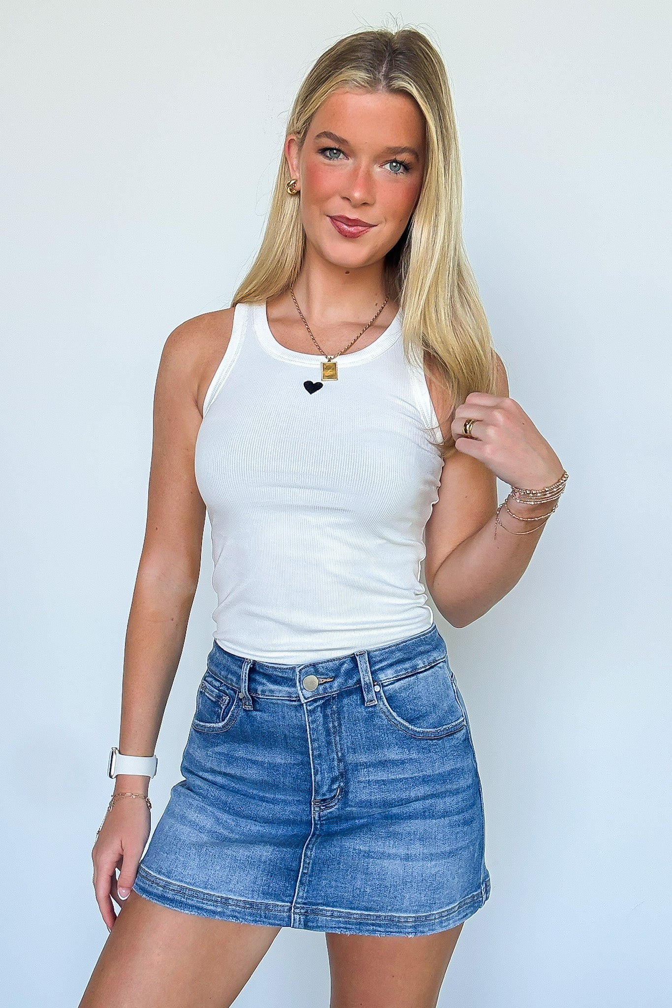 Detail Knit Tank Top