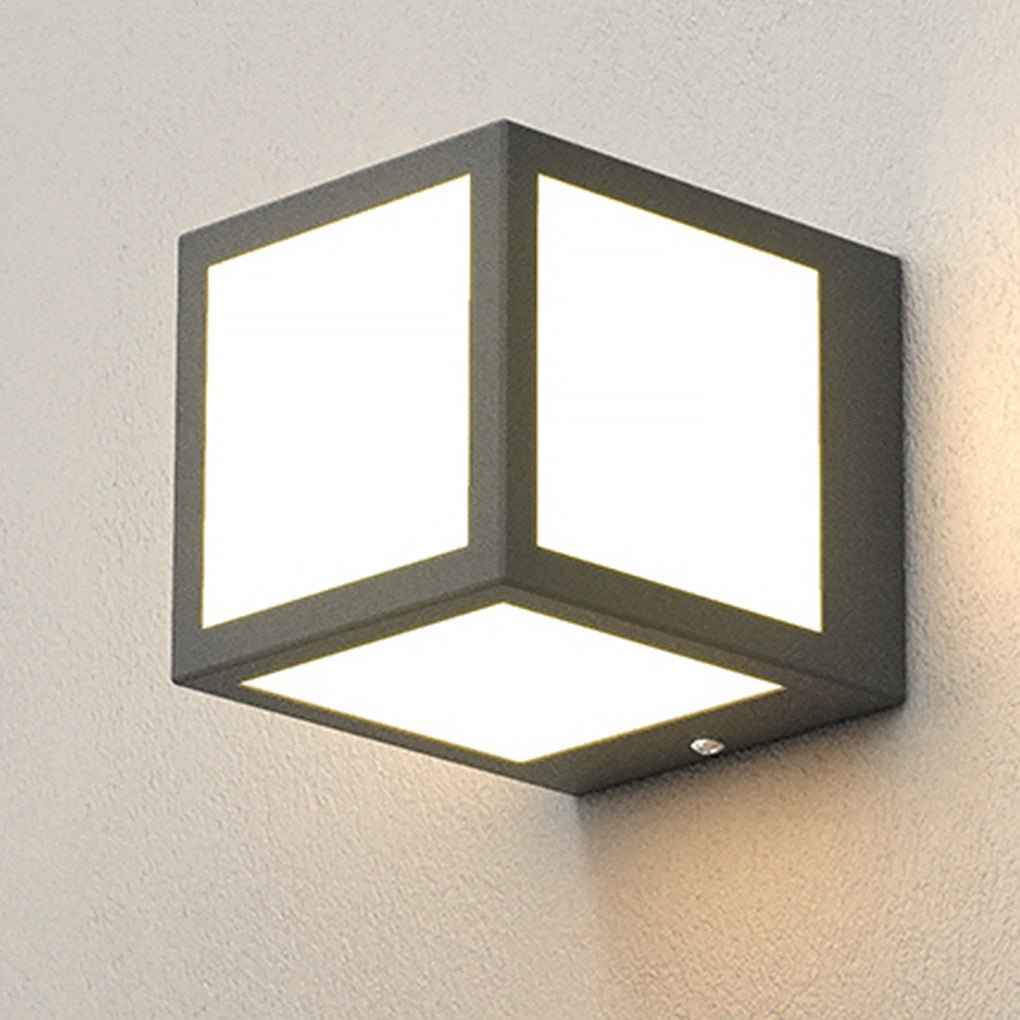 Modern Minimalist Solar Outdoor Waterproof LED Wall Light for Courtyard Balcony Aisle