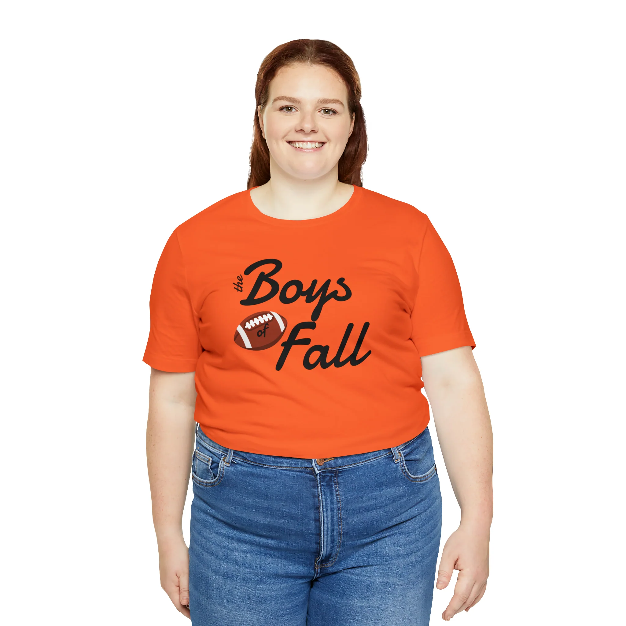 Boys of Fall Football Patch Unisex Softstyle T-Shirt