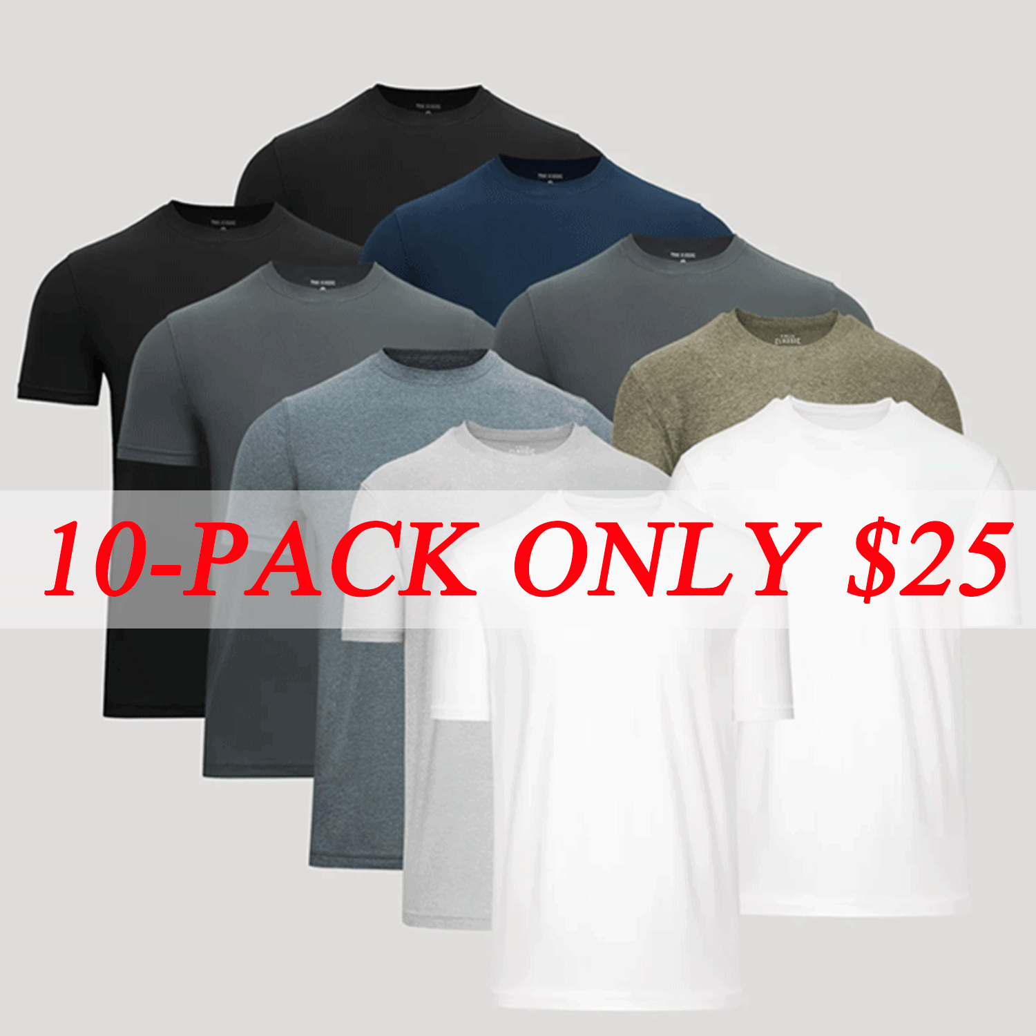 Men’s Classic Crew Neck T-Shirt –UPF30+