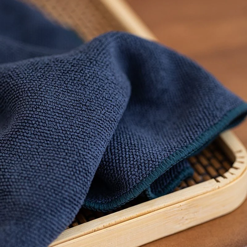 Towels: Zen Cotton Embroidered Tea Towels