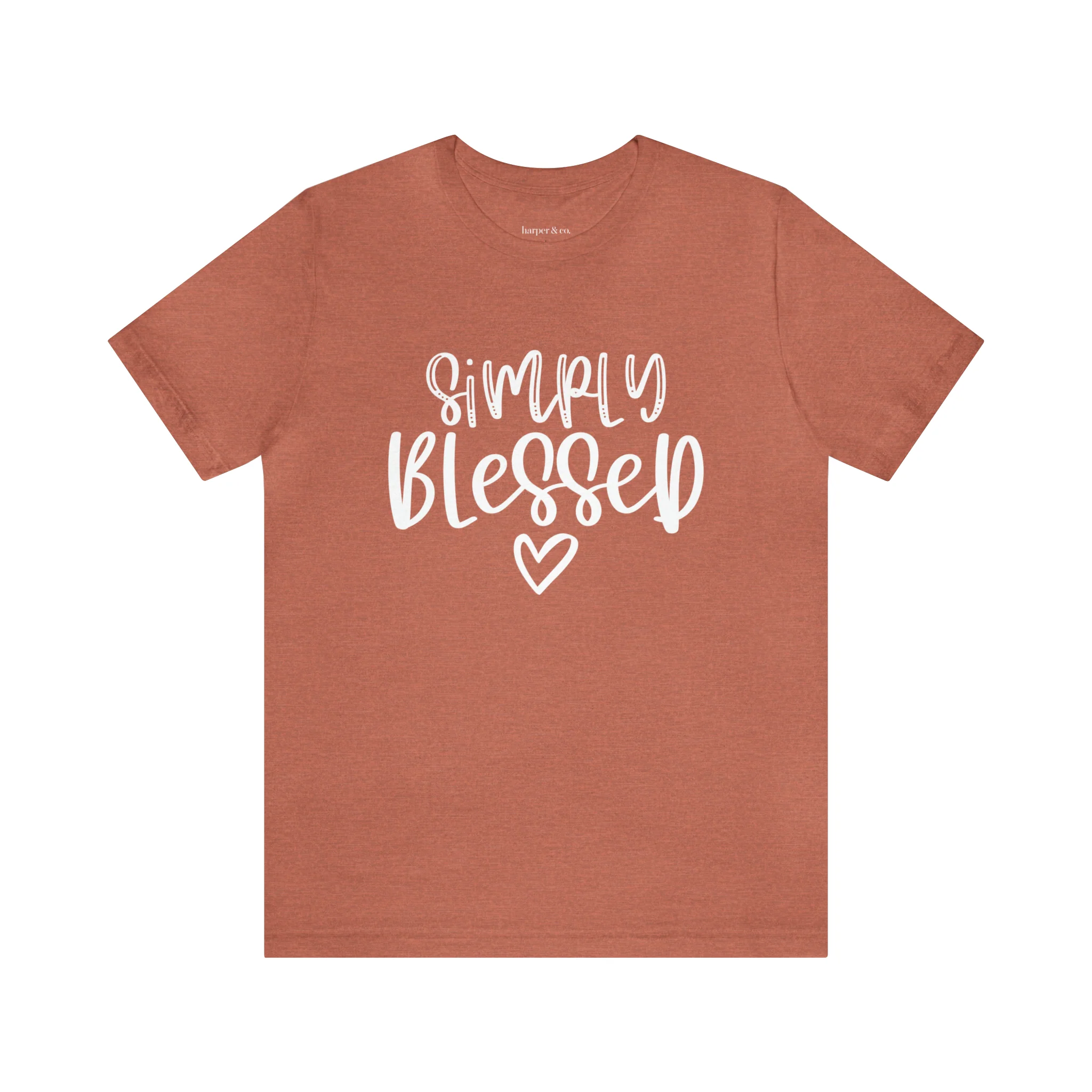 Simply Blessed Unisex Jersey Short Sleeve Tee