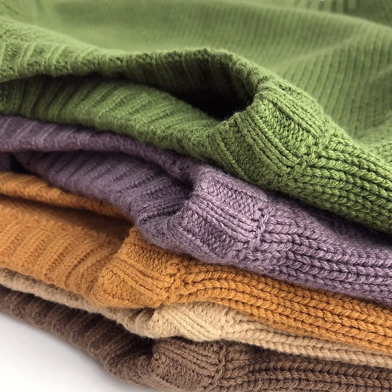 Toddler Solid Color Loose Relax Sweater