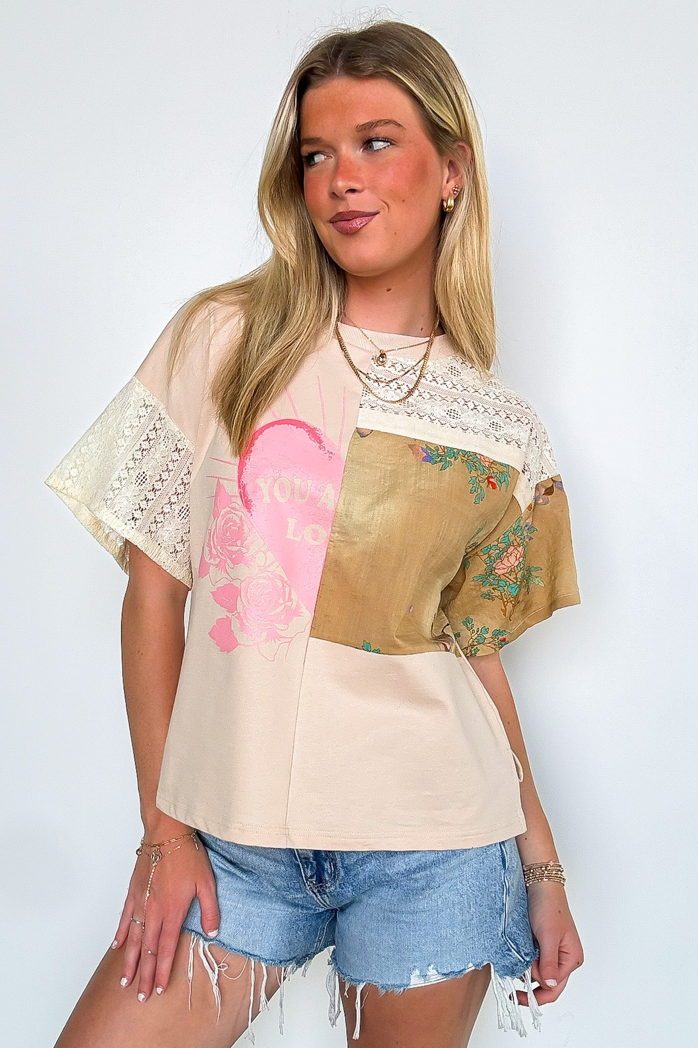 Patchwork Graphic Tee