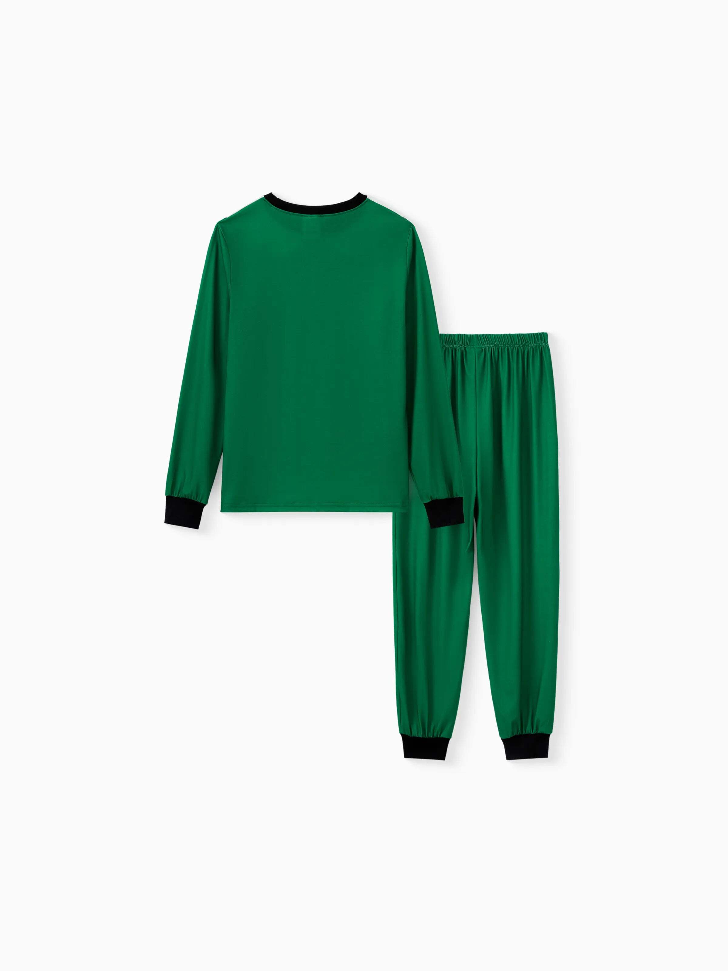 Christmas Family Matching Belt and Collar Pajamas Sets with Christmas Socks