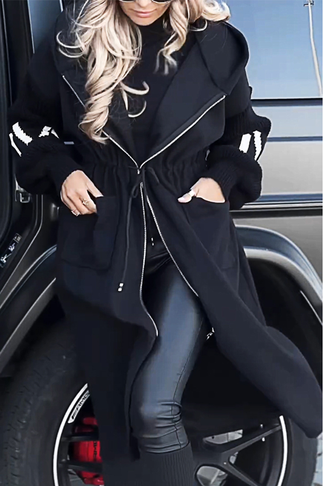 Women's Fashion Letter Pattern Patchwork Jacket