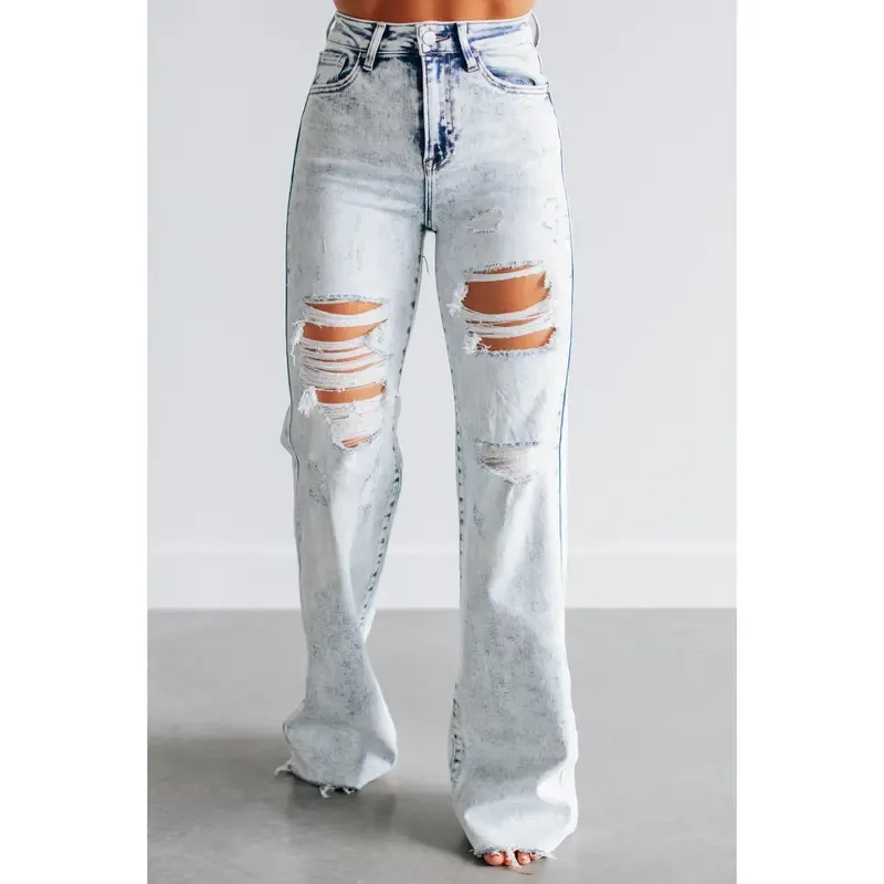 Avril Risen Jeans - Vintage Light Wash