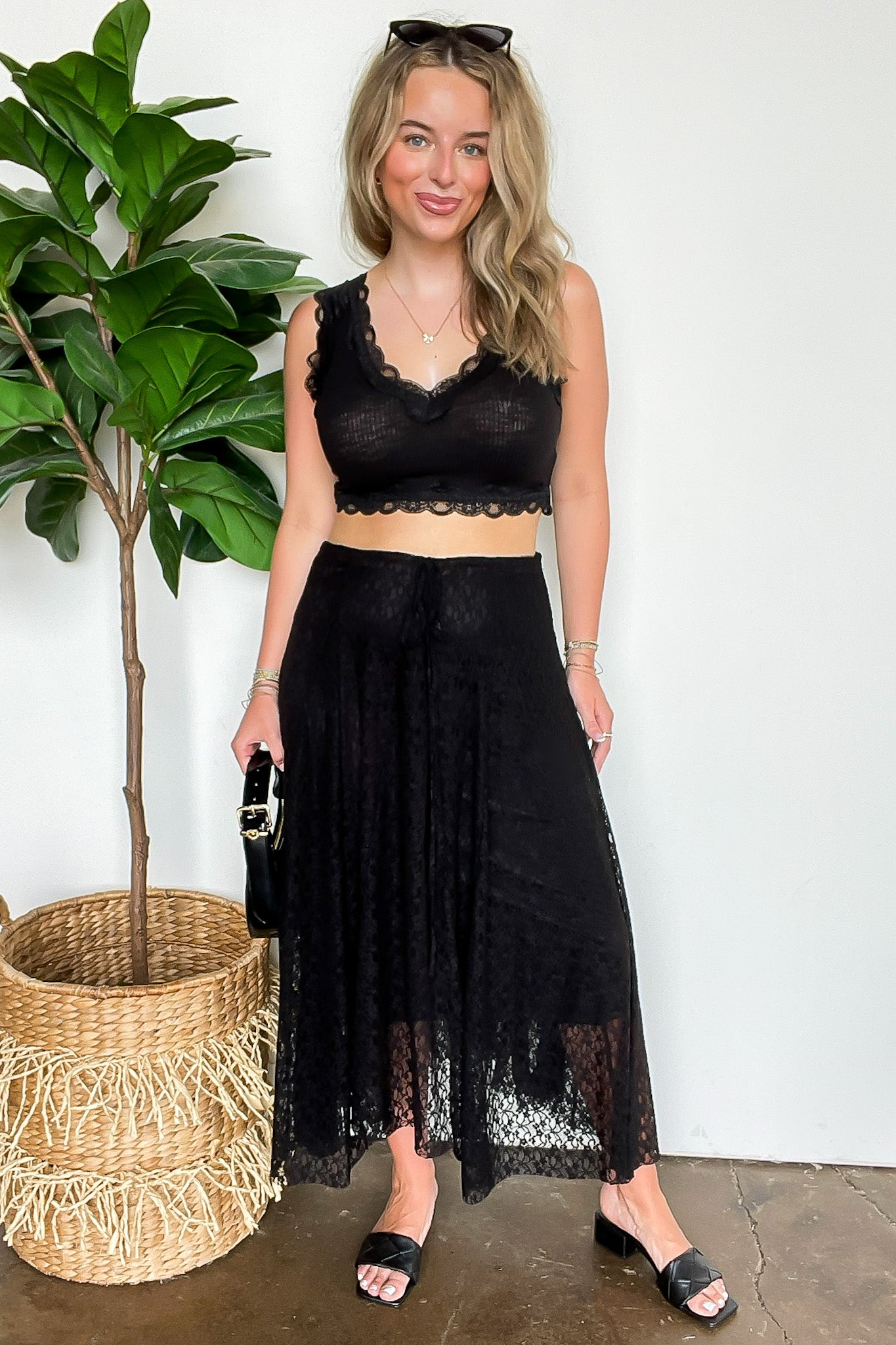 Lace Maxi Skirt
