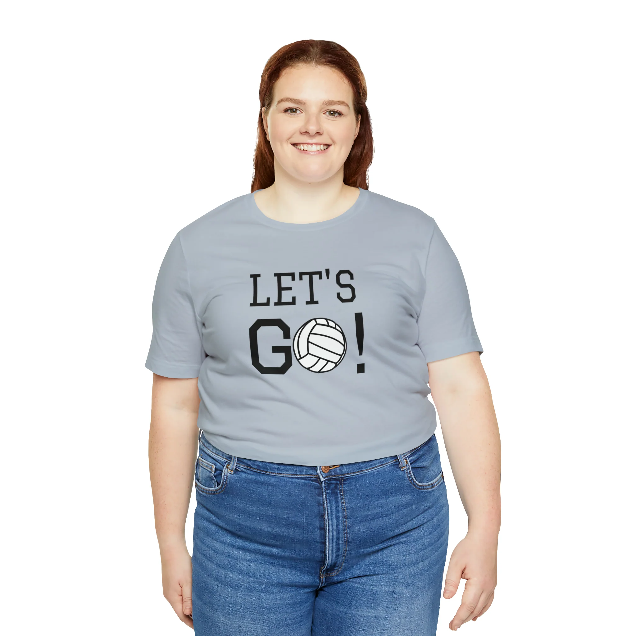 Let's Go! Volleyball Unisex Jersey Short Sleeve Tee