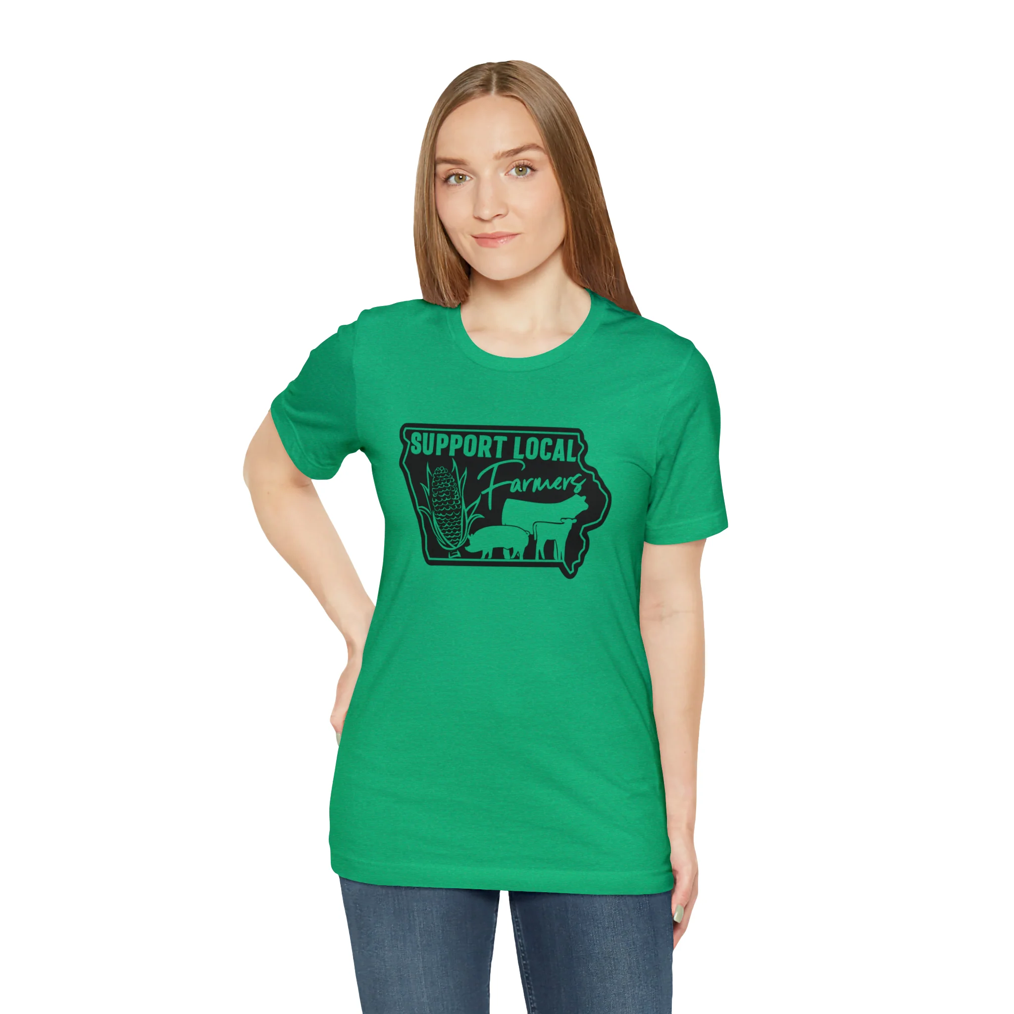 Iowa Farmer Unisex Jersey Short Sleeve Tee