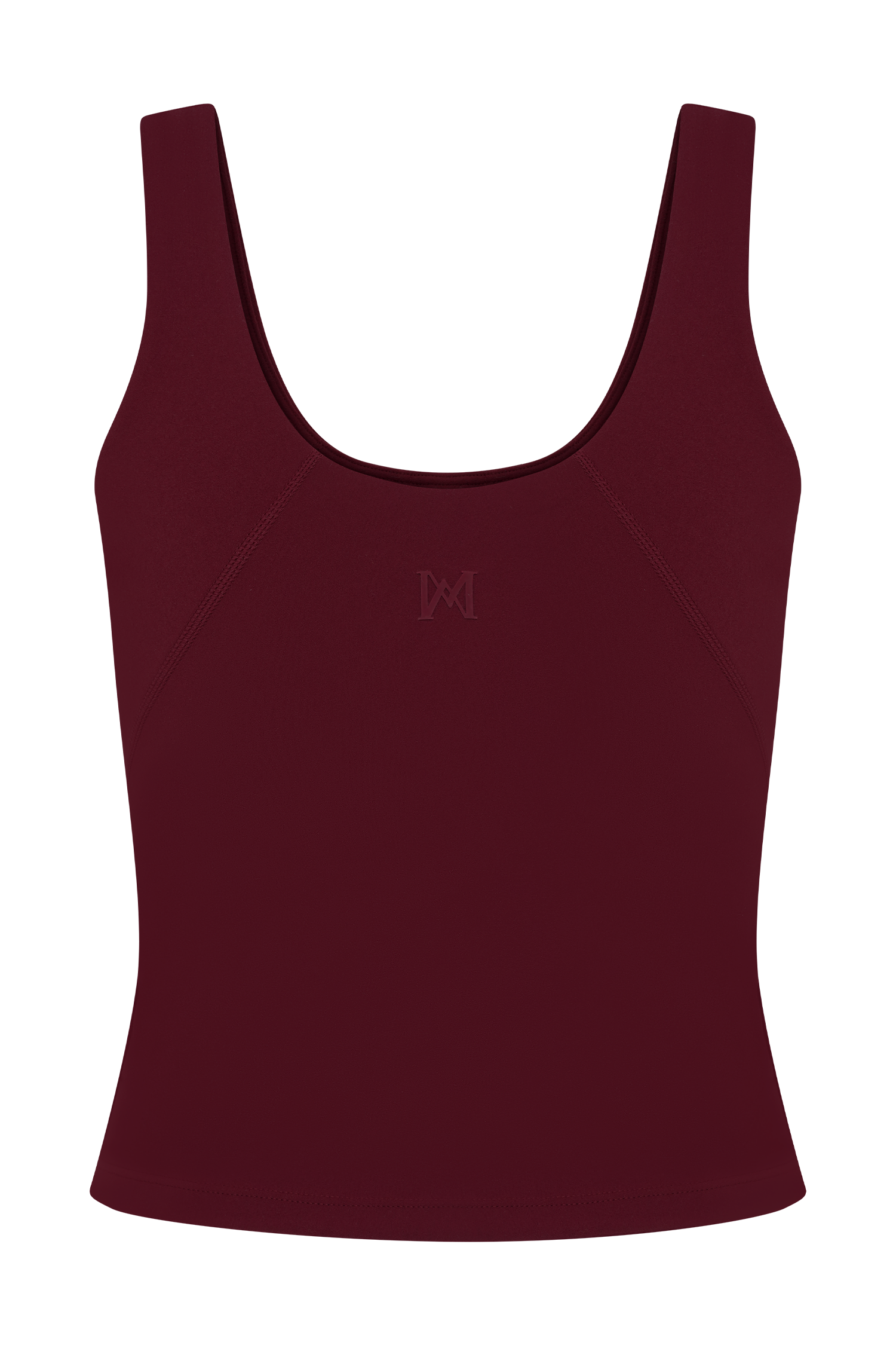Burgundy Yoga Top