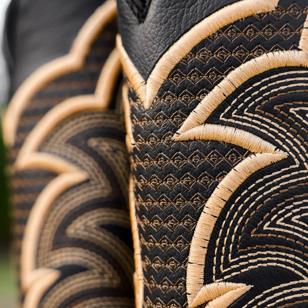 Orix Python Leather Boots - Square Toe