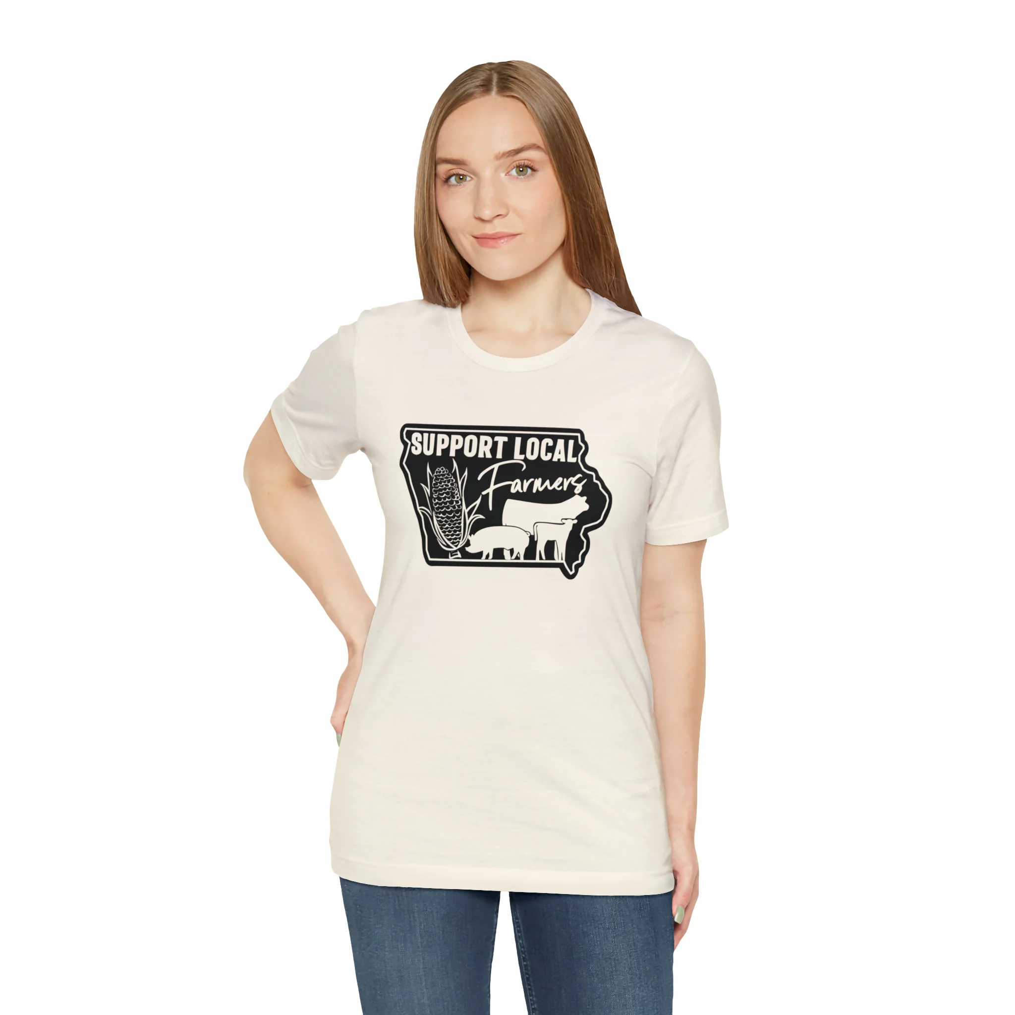 Iowa Farmer Unisex Jersey Short Sleeve Tee