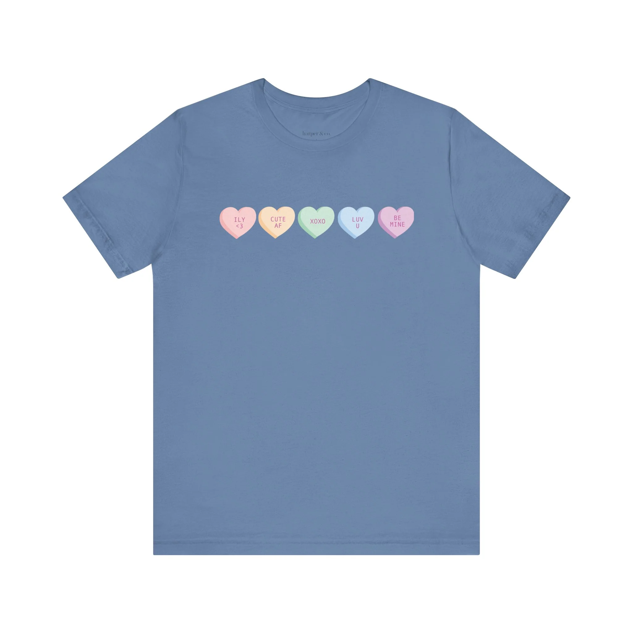 Convo Hearts Unisex Jersey Short Sleeve Tee