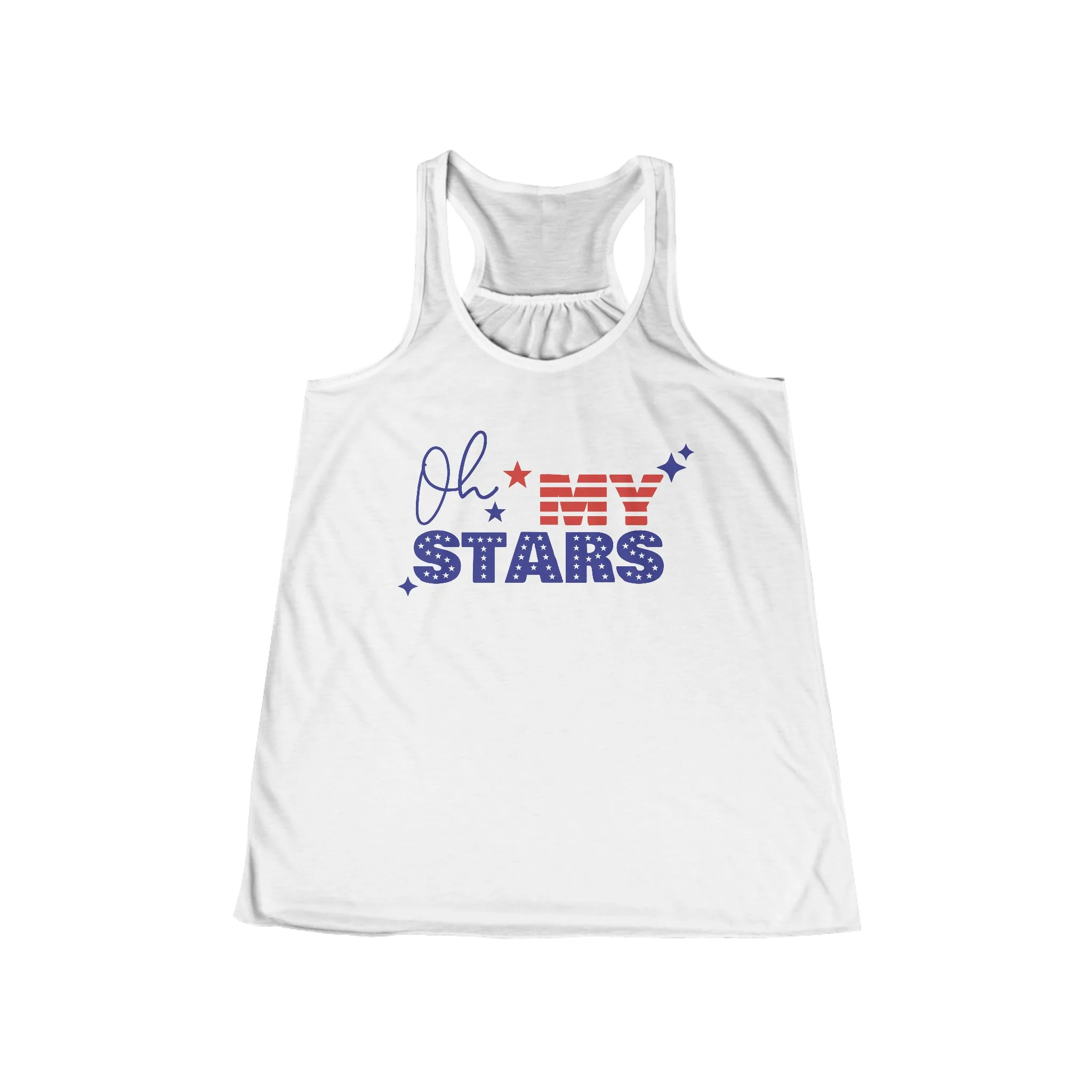 Oh My Stars Bella Canvas Women's Flowy Racerback Tank