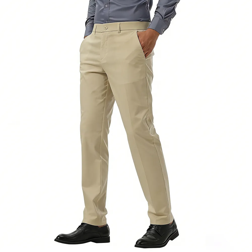 Men's Slim Fit Wrinkle Free Dress Pants