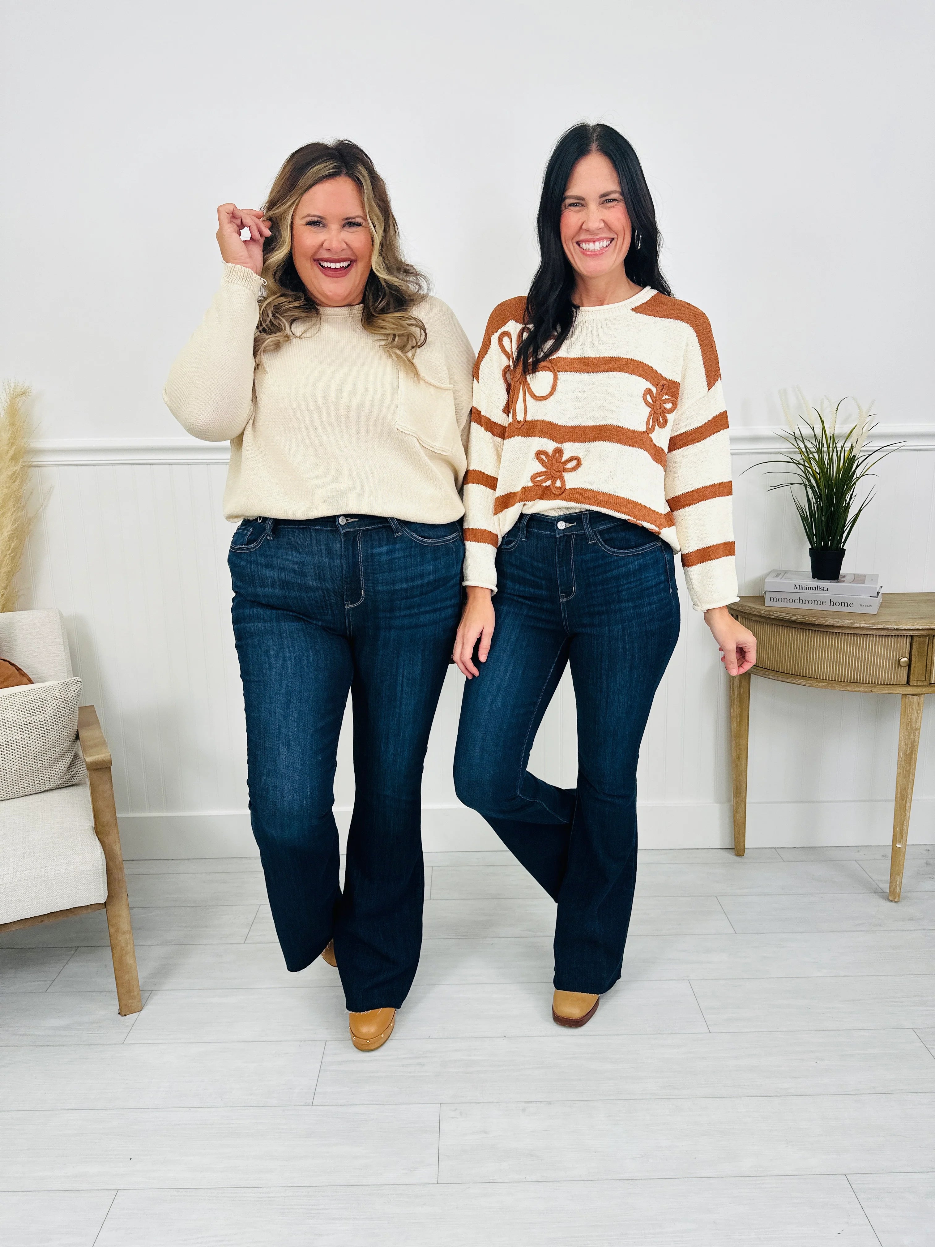 Judy Blue See Ya There Flare Jeans