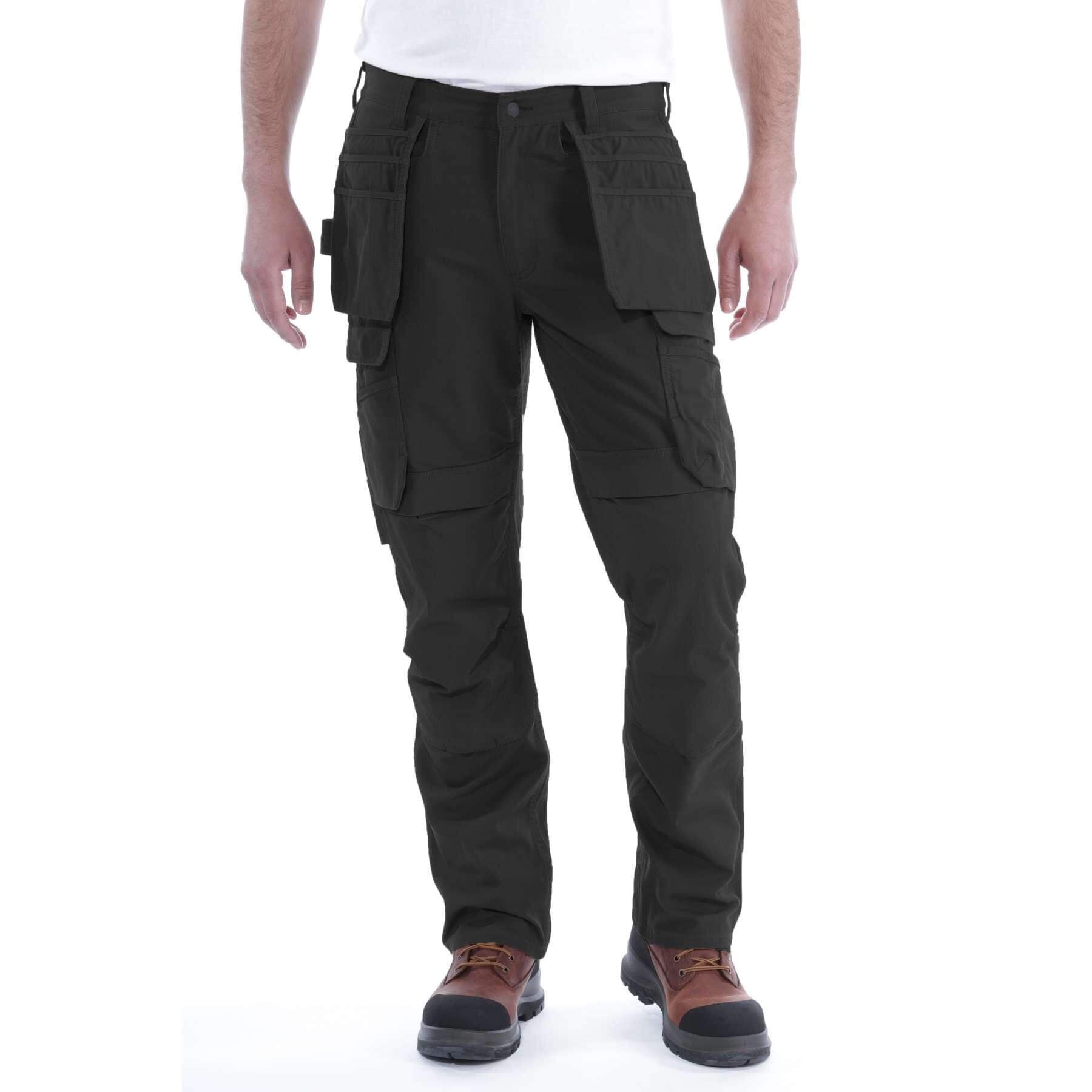 CHT Steel Relaxed Fit Double Front Multi-Pocket Cargo Trousers 103337