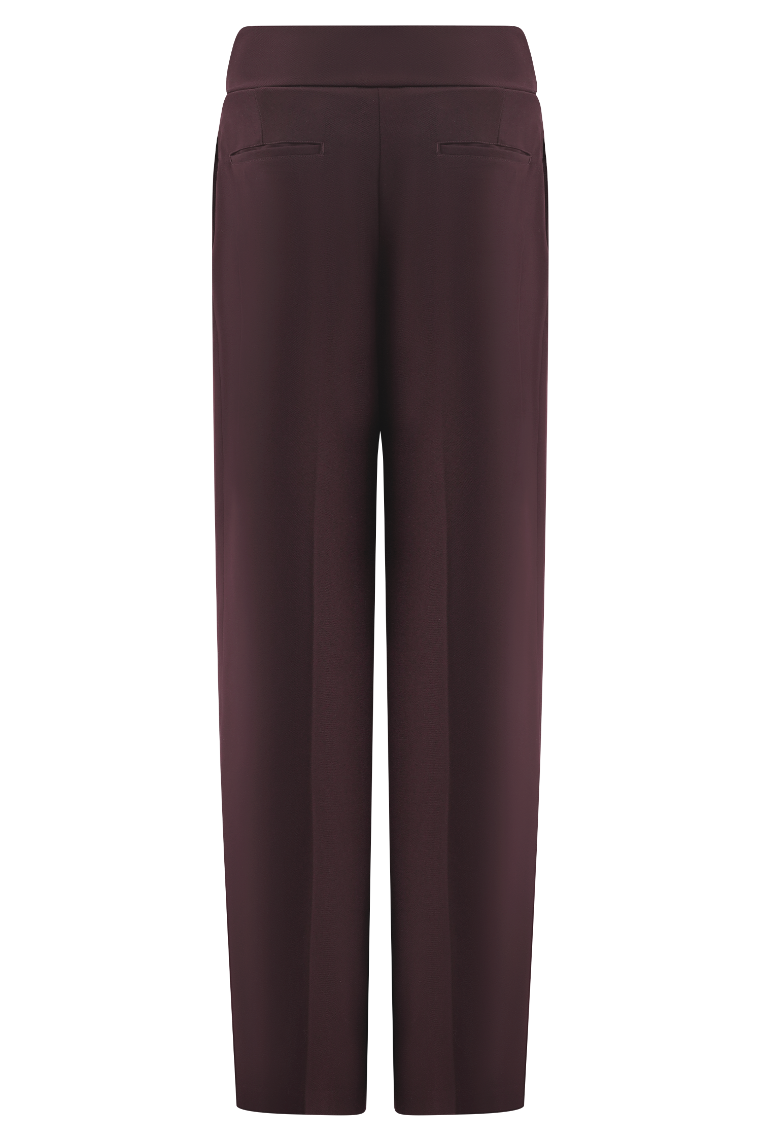 Chocolate Pleated High Waisted Pants