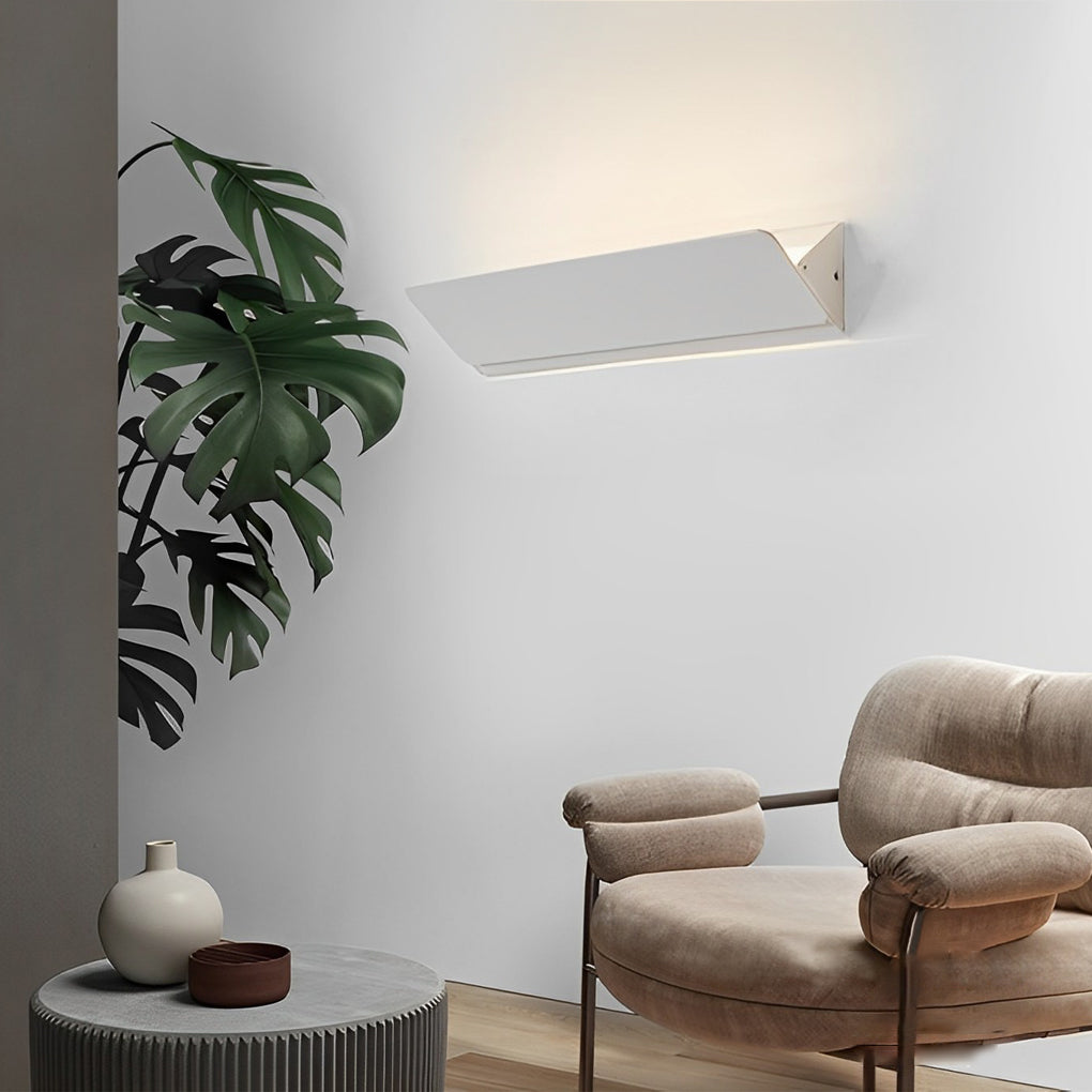 270 Rotatable Adjustable Rectangular Strip LED White Nordic Wall Lamp