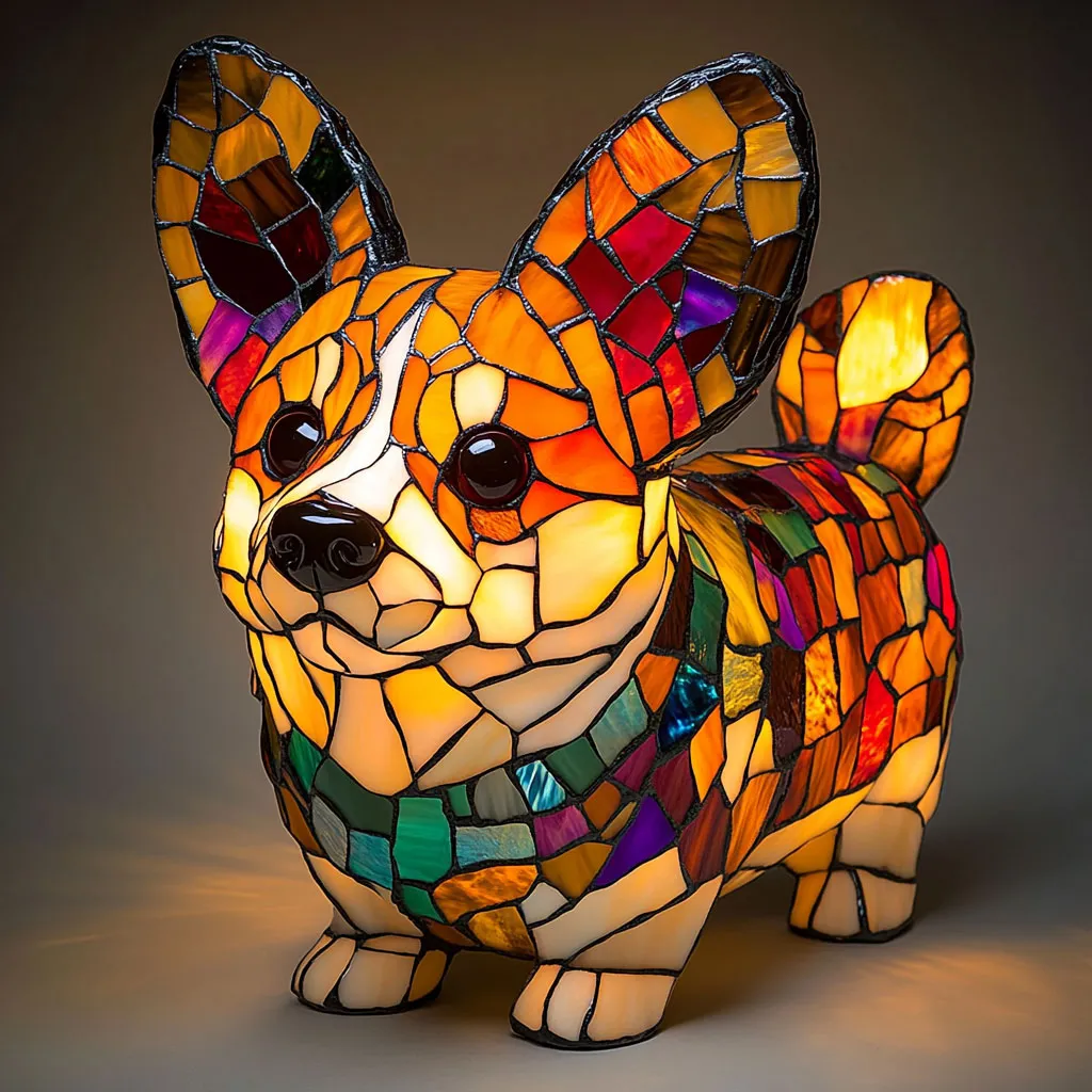 Cute Pet Dog Themed LED Table Lamp with Warm Ambient Glow
