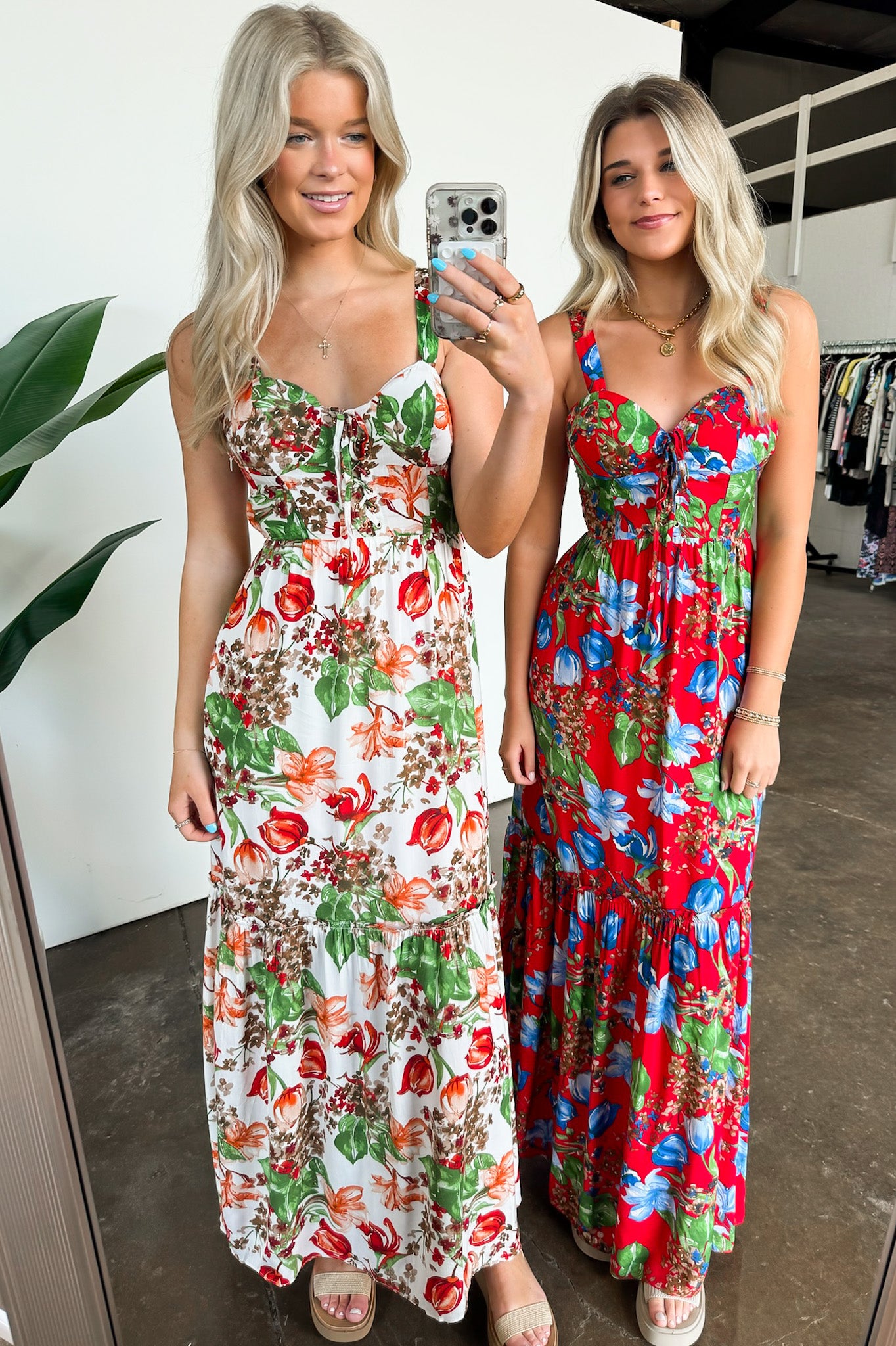 Exceptional Sight V-Neck Floral Maxi Dress