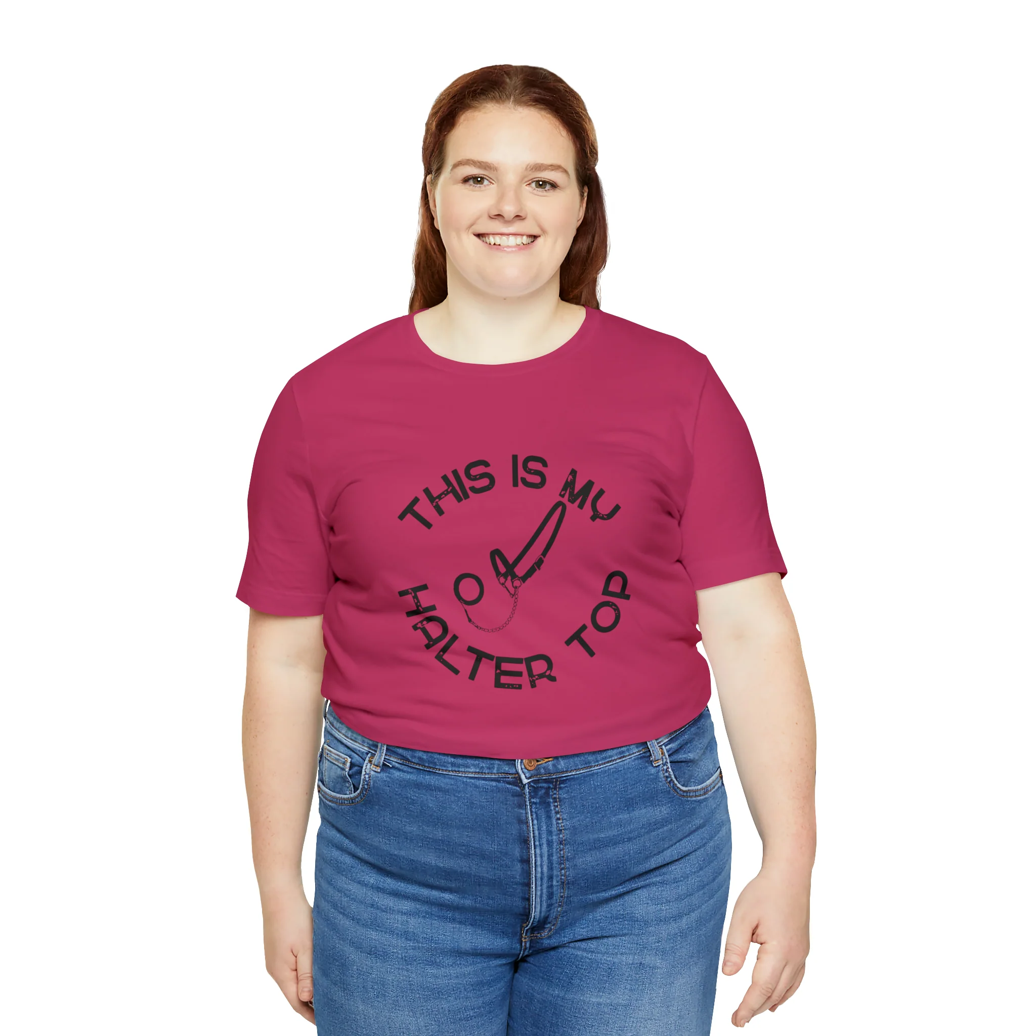 This is My Halter Top Unisex Jersey Short Sleeve Tee