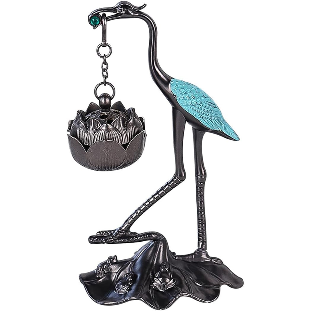 Lotus Crane Ornaments & Aromatherapy Diffuser