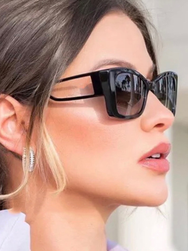 Geometric Hollow Sun-Protection Sunglasses Accessories