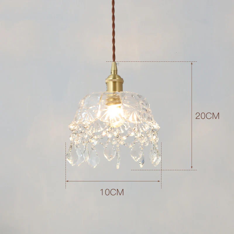 French Floral Pendant Lamps