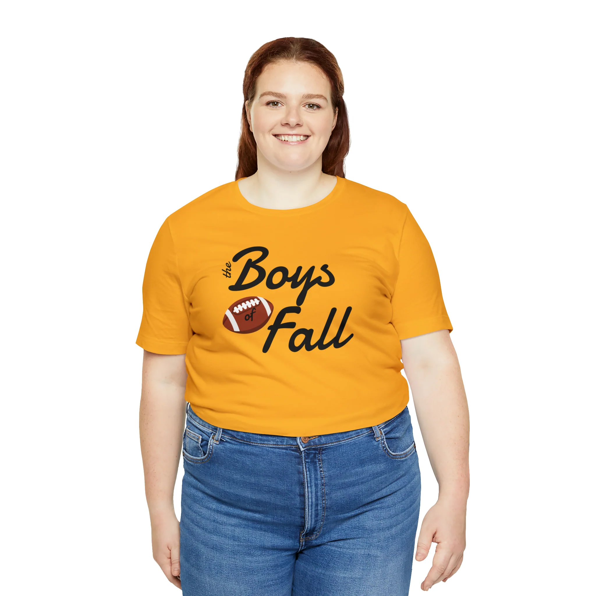 Boys of Fall Football Patch Unisex Softstyle T-Shirt