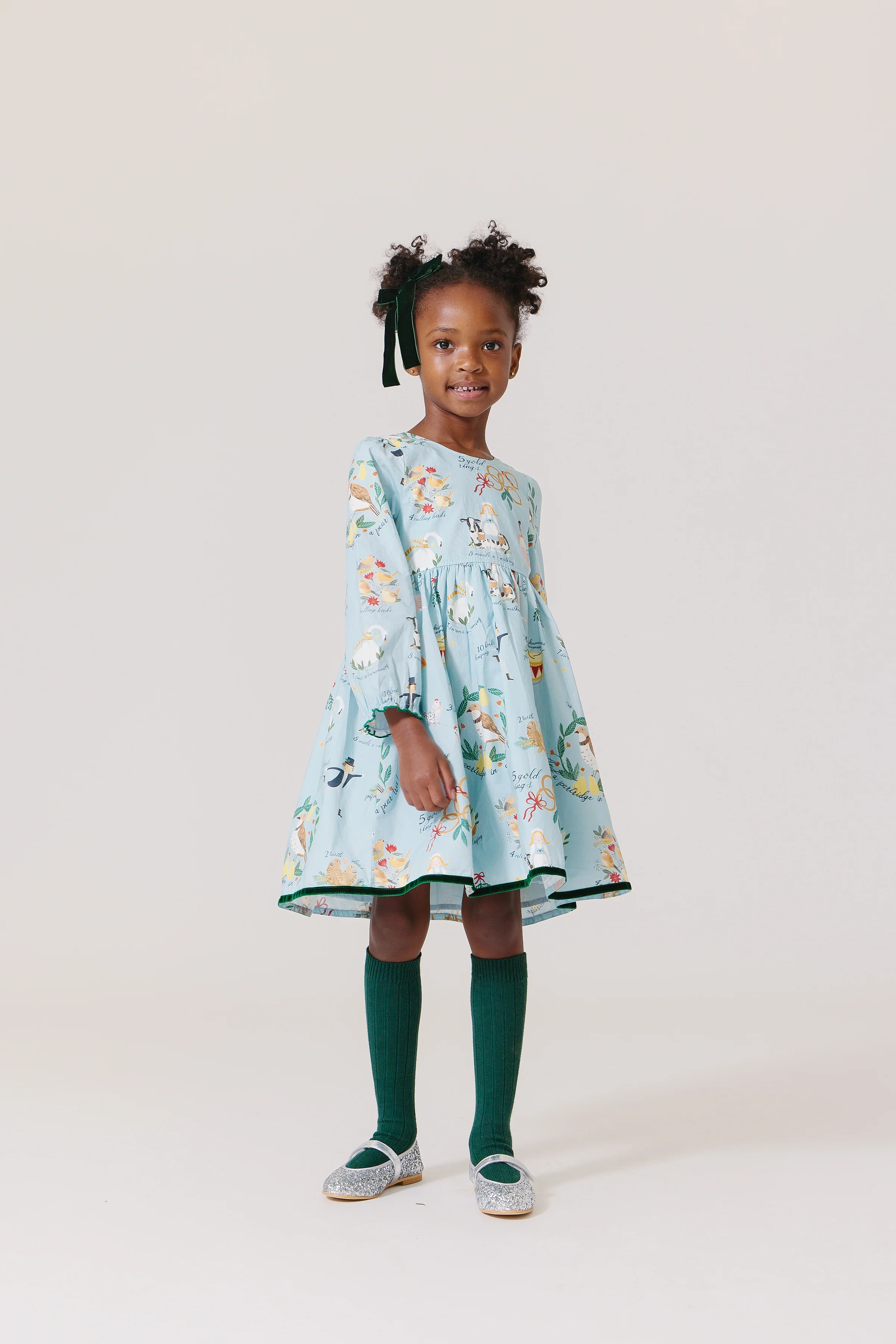 Girl's Amma Dress 12 Days of Christmas