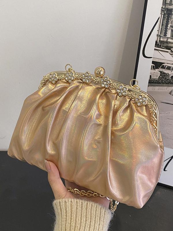 Pleated Shiny Bags