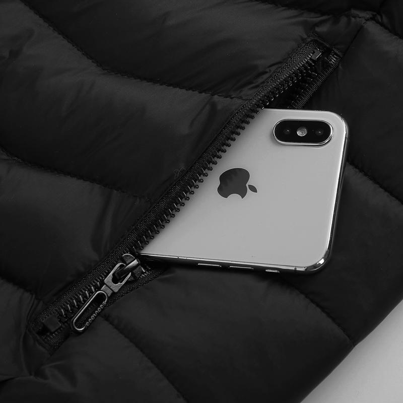 Men’s Heated Waterproof Vest – 9 Heating Zones, Full-Zip Winter Outdoor Vest