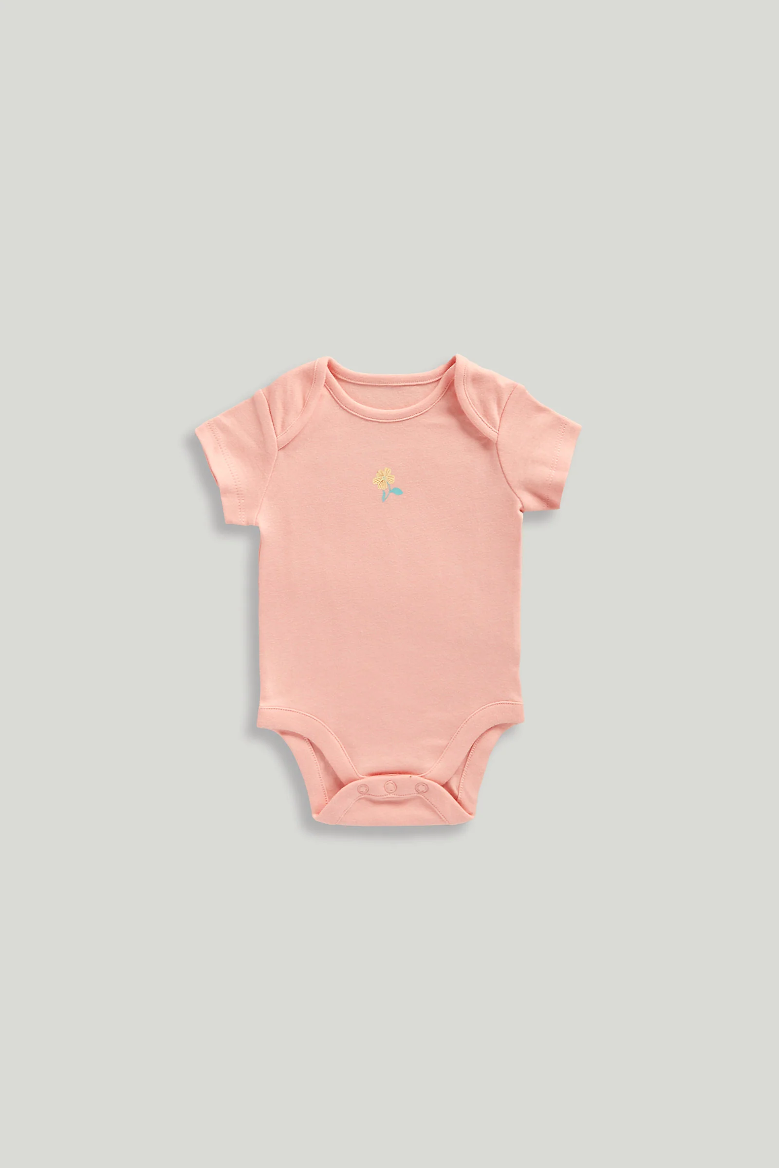 5 Pack Bunny Short-Sleeved Bodysuits