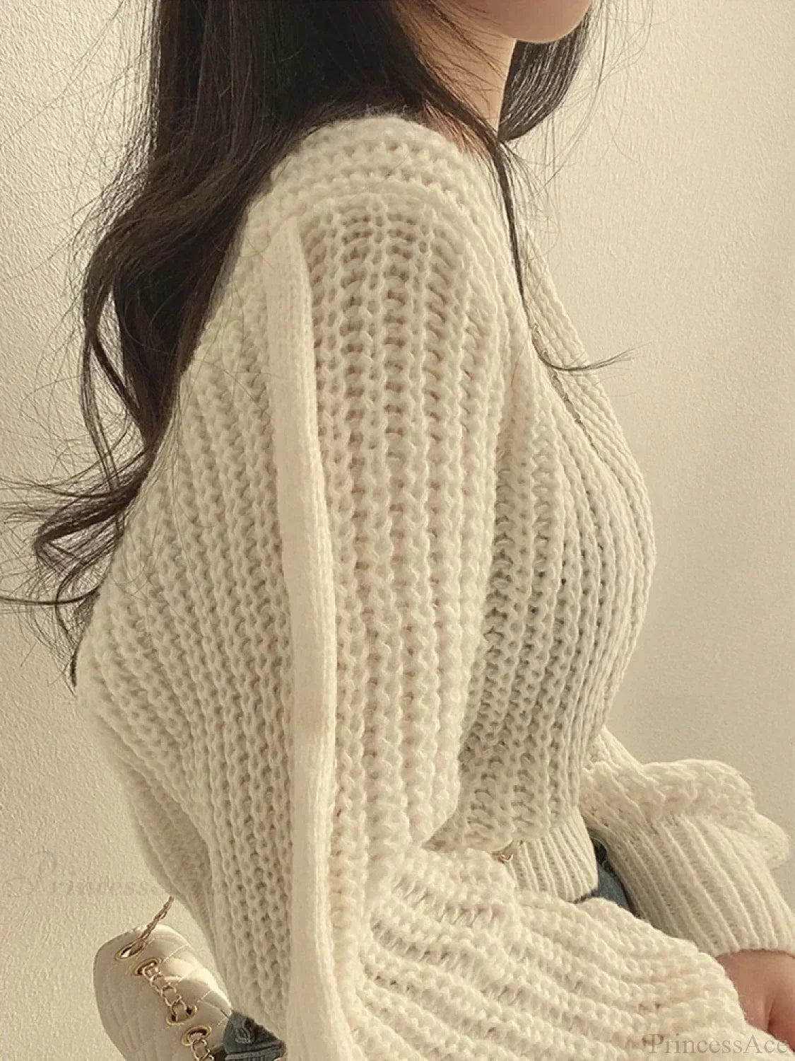 Vintage Lantern Long Sleeve Sweater