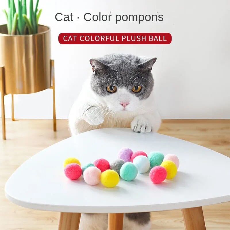 Silent Cat Toy Ball 30pc