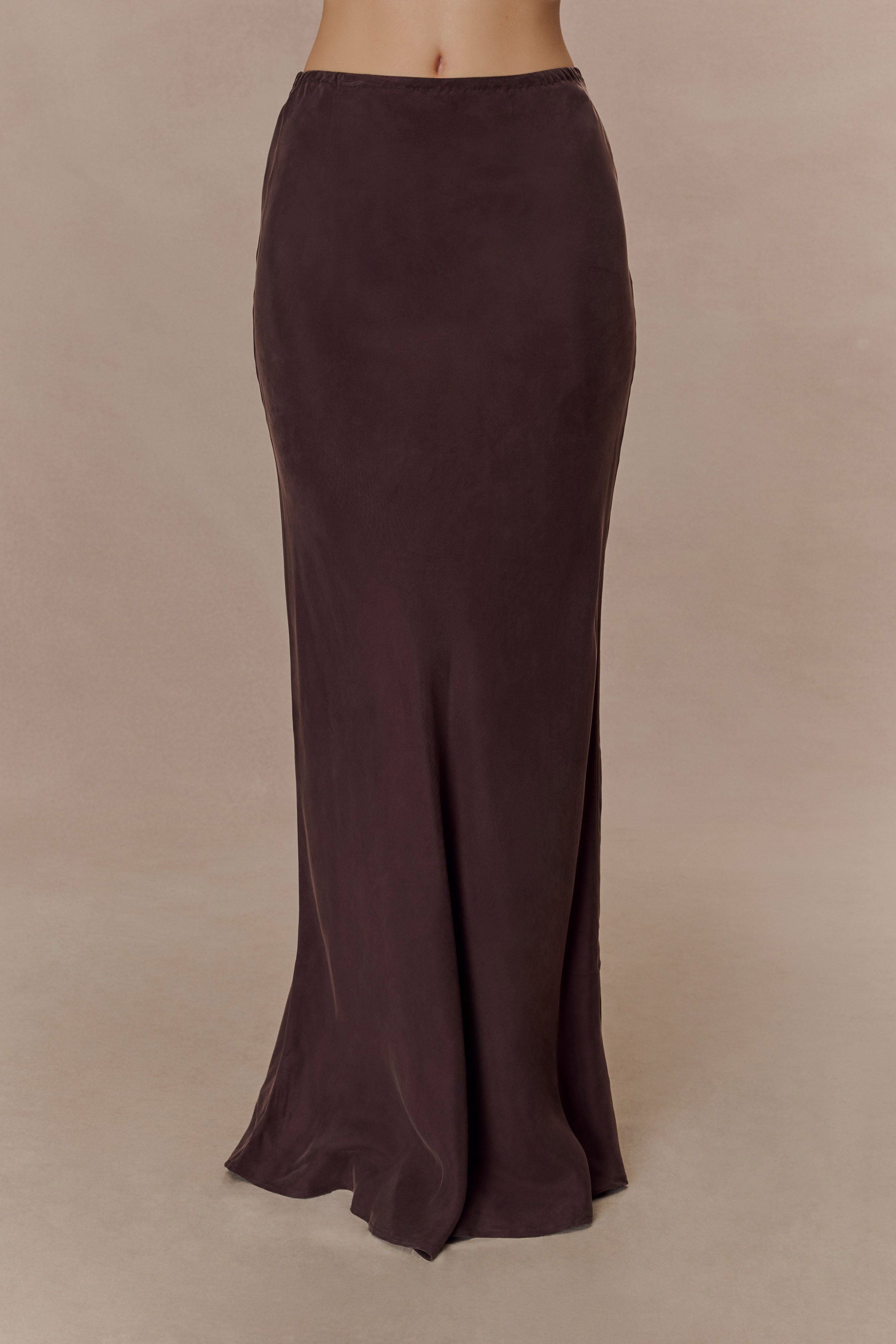 Chocolate Maxi Skirt