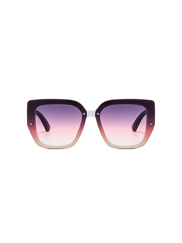 Geometric Sun-Protection Sunglasses Accessories