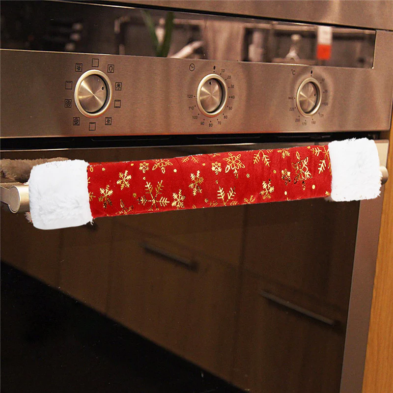 Christmas Decor: Kitchen Appliance Handle Covers