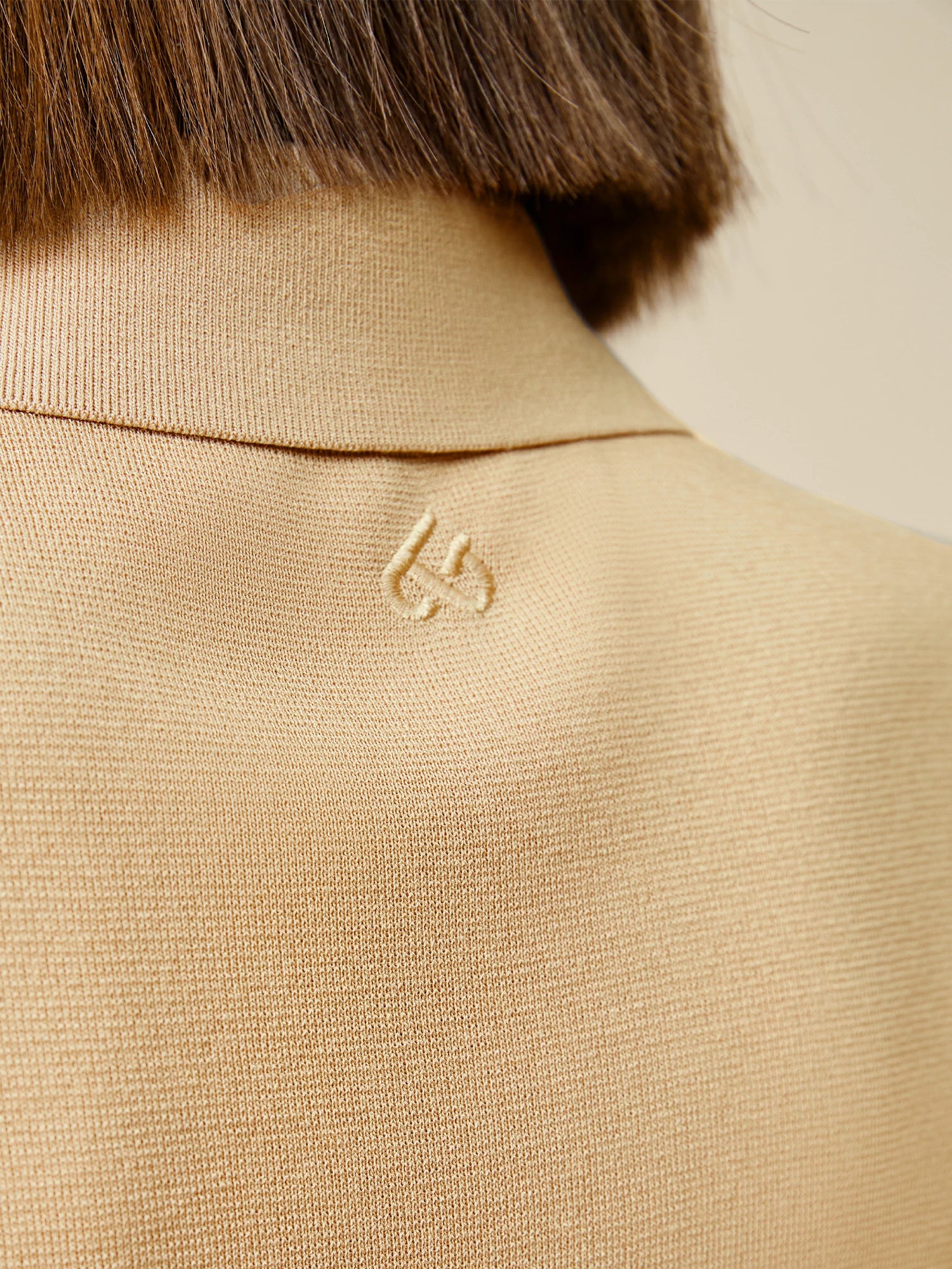 Polo Neck Short Sleeve Knit Shirt