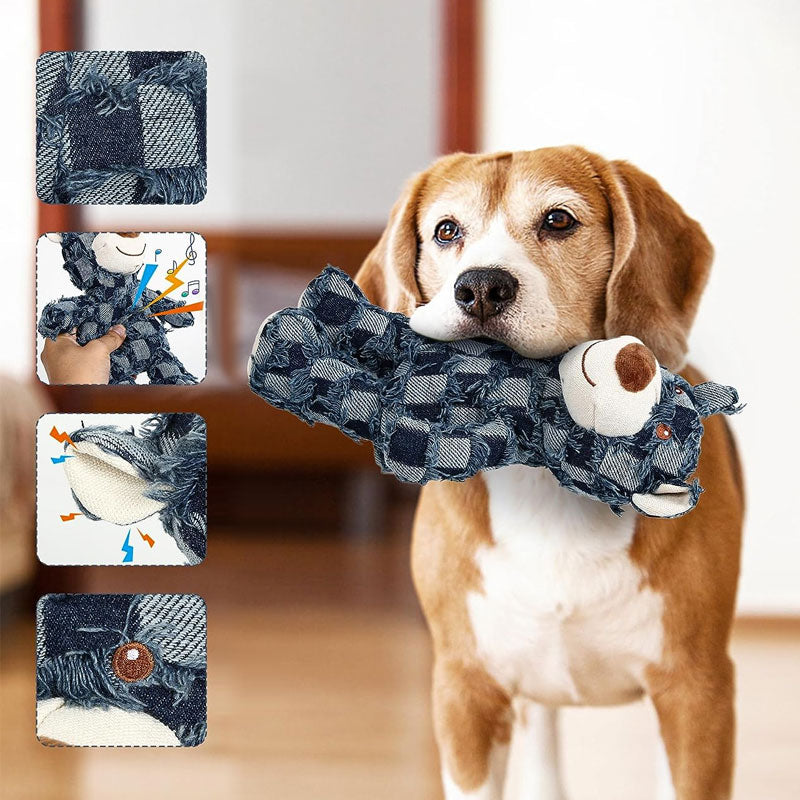 Indestructible Robust Bear Durable Chew Toys for Teeth Cleaning